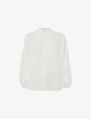 Relaxed-Fit Textured Woven Shirt by WHISTLES
