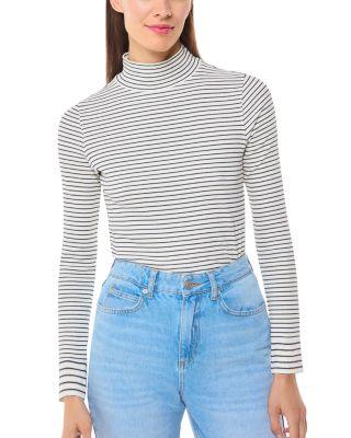 Ribbed High Neck Top by WHISTLES