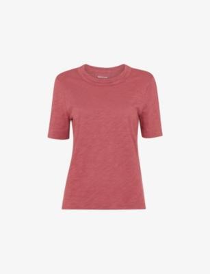 Rosa Double-Trim Regular-Fit Cotton T-Shirt by WHISTLES