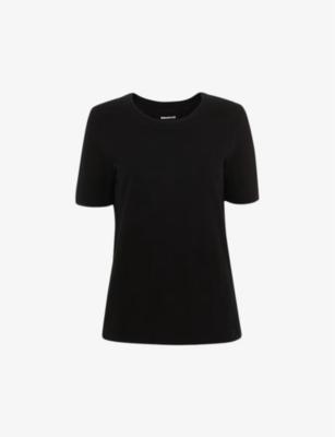 Rosa double-trim cotton T-shirt by WHISTLES