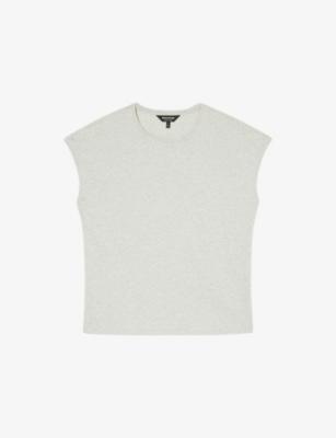 Round-Neck Cap-Sleeve Cotton T-Shirt by WHISTLES
