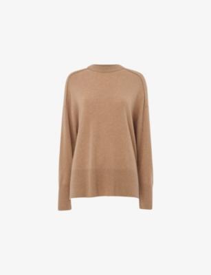 Seam-Detail Relaxed-Fit Cashmere Jumper by WHISTLES