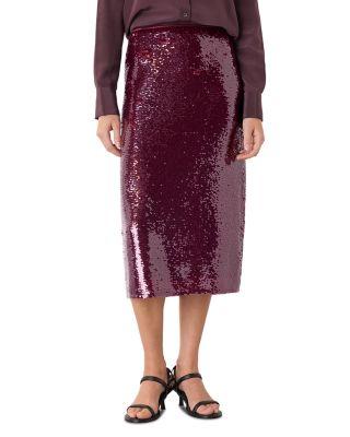 Sequin Midi Skirt by WHISTLES