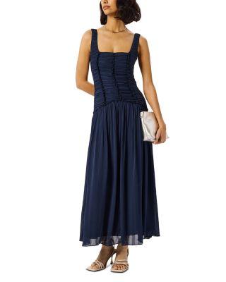 Shirred Bodice Dress - Exclusive by WHISTLES