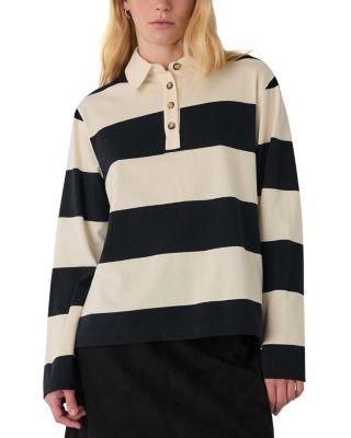 Stripe Polo Shirt by WHISTLES