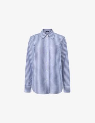 Striped Relaxed-Fit Cotton Shirt by WHISTLES
