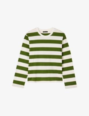 Striped Relaxed-Fit Cotton T-Shirt by WHISTLES