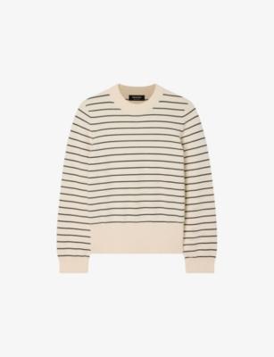 Striped Relaxed-Fit Knitted Jumper by WHISTLES