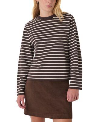 Striped Round Neck Sweater by WHISTLES