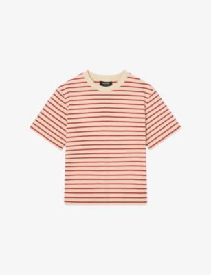 Striped Short-Sleeve Cotton T-Shirt by WHISTLES