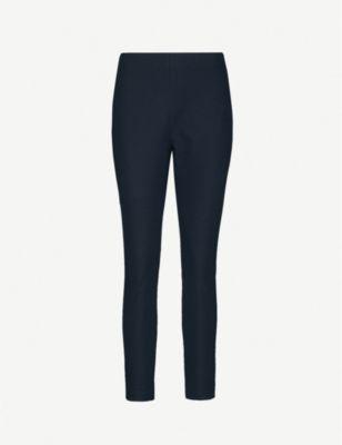 Super Stretch skinny-leg high-rise stretch-cotton trousers by WHISTLES