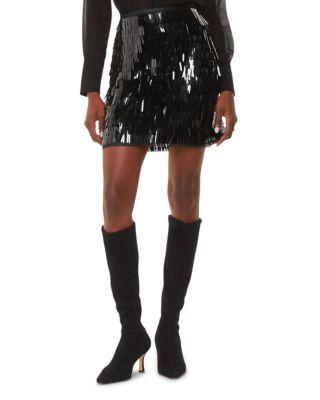 Sword Sequin Mini Skirt by WHISTLES