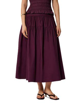 Tiered Hem Skirt by WHISTLES