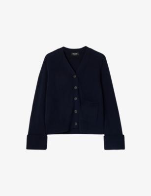 V-Neck Regular-Fit Cotton Cardigan by WHISTLES