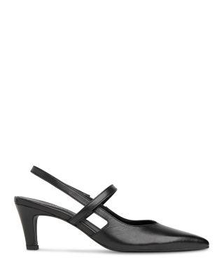 Women's Cecily Pointed Toe Slingback Kitten Heel Pumps by WHISTLES