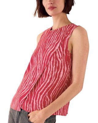 Zebra Layered Tank Top by WHISTLES