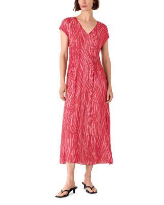 Zebra Texture Midi Dress by WHISTLES