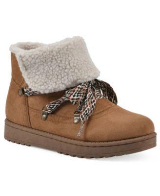 Women's Idol Lace-Up Booties by WHITE MOUNTAIN
