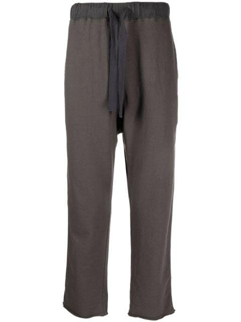drawstring cotton track pants by WHITE MOUNTAINEERING
