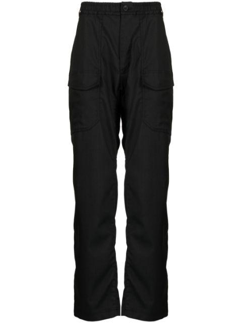 elasticated waist straight-leg trousers by WHITE MOUNTAINEERING