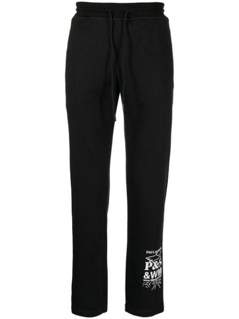 logo-print cotton sweatpants by WHITE MOUNTAINEERING