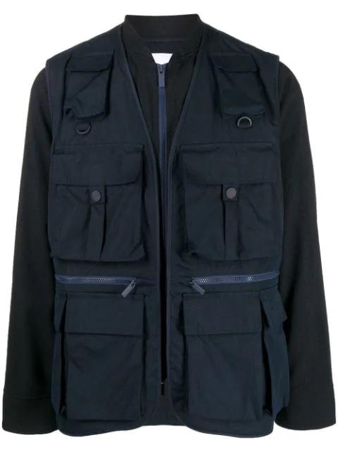 multi-pocket fishing jacket by WHITE MOUNTAINEERING