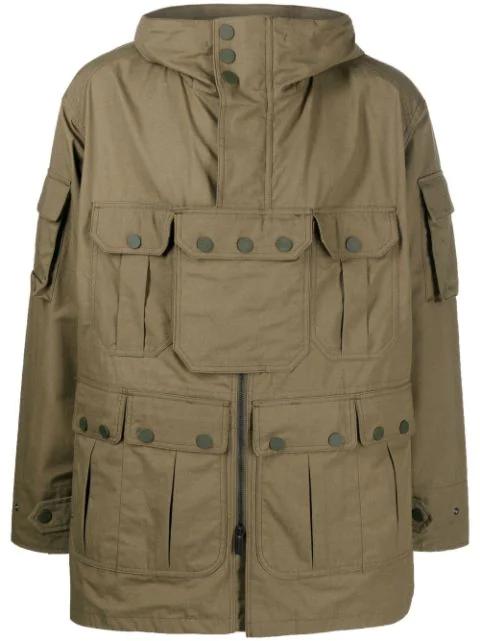 multi-pocket military jacket by WHITE MOUNTAINEERING
