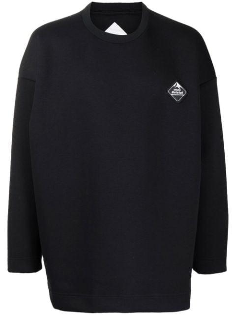patch-detail crew-neck sweatshirt by WHITE MOUNTAINEERING