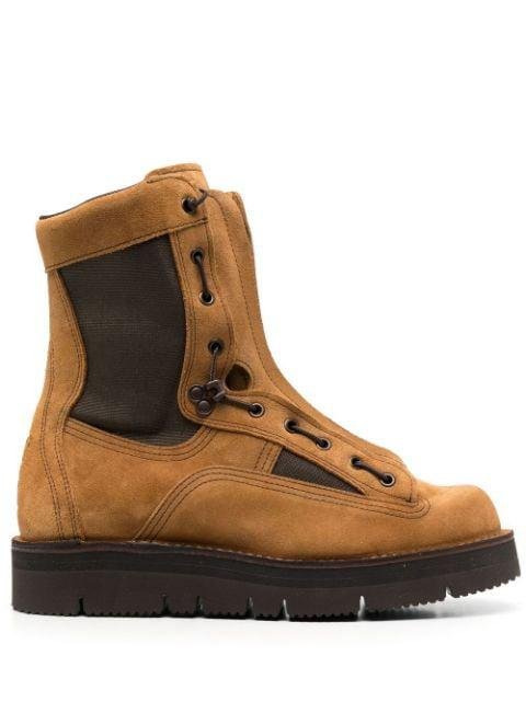 x Danner Boots suede combat boots by WHITE MOUNTAINEERING