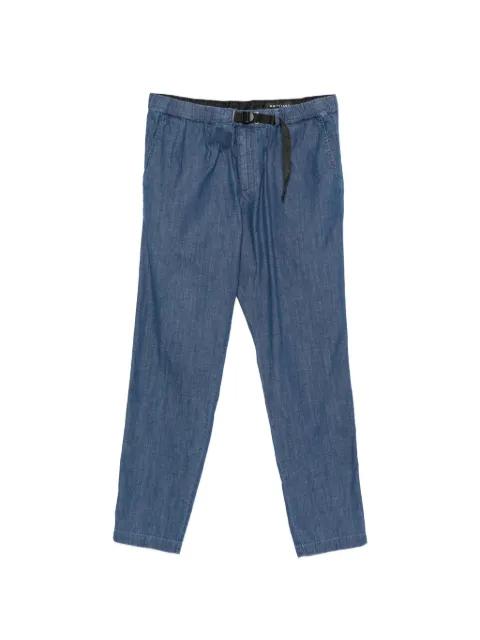 Greg F belted elasticated-waist trousers by WHITE SAND