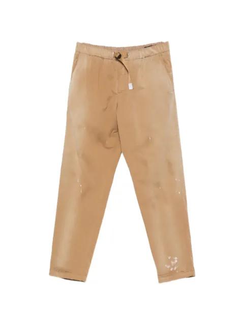 Greg F belted trousers by WHITE SAND