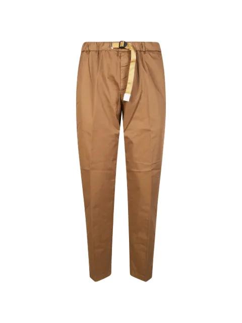 belt gabardine trousers by WHITE SAND