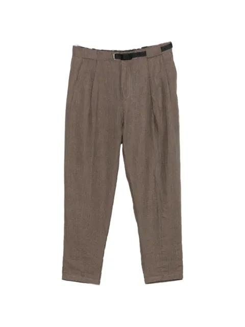 belt-loops trousers by WHITE SAND