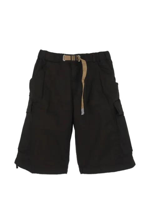 belted cargo shorts by WHITE SAND