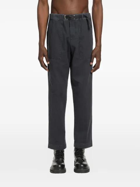 belted cotton trousers by WHITE SAND