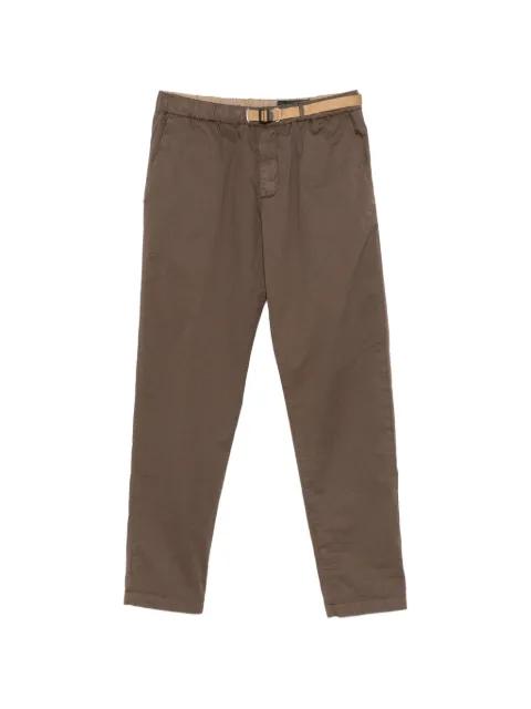 belted elasticated-waist trousers by WHITE SAND