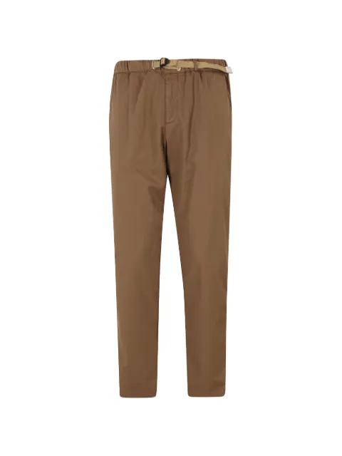belted elasticated-waist trousers by WHITE SAND