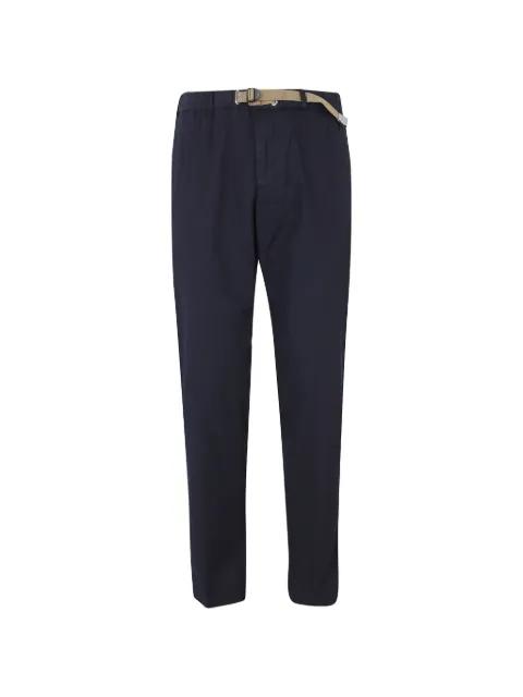belted elasticated-waistband trousers by WHITE SAND