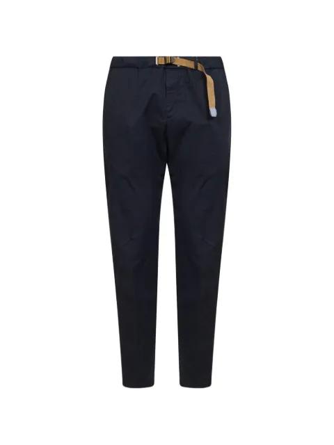 belted tapered-leg trousers by WHITE SAND