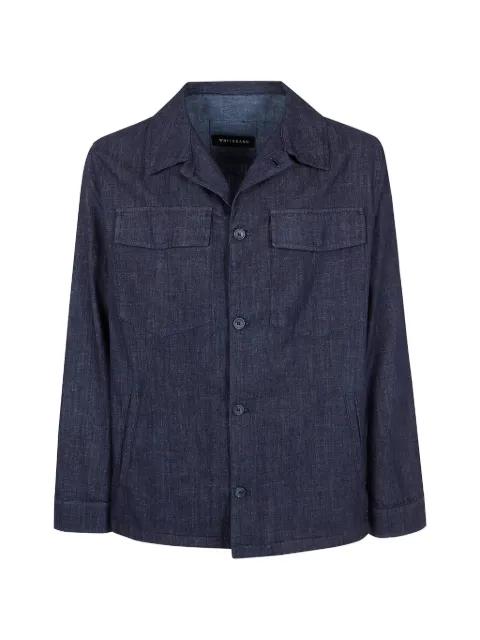 buttoned pocket shirt by WHITE SAND