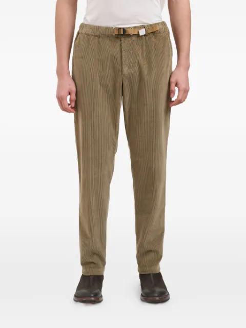corduroy-texture trousers by WHITE SAND