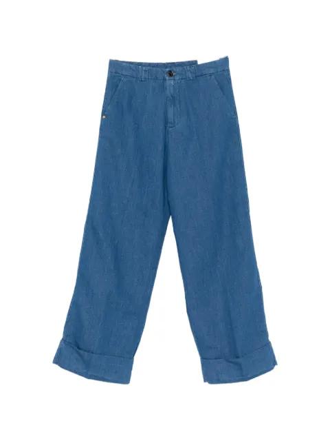 cuffed trousers by WHITE SAND