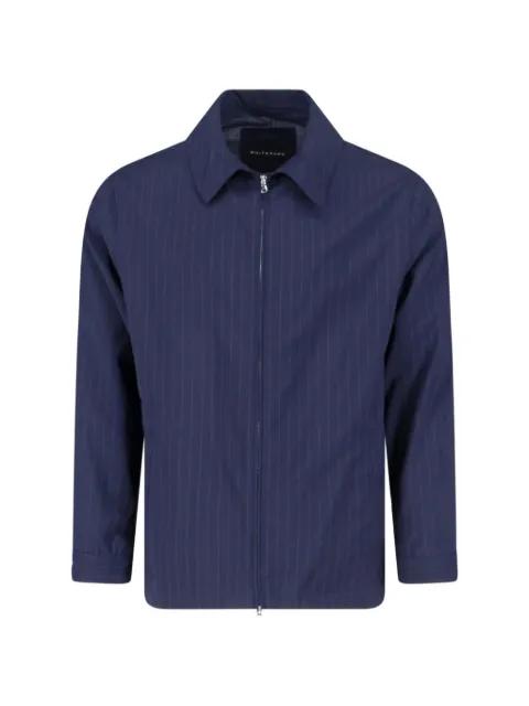 pinstripe zip jacket by WHITE SAND