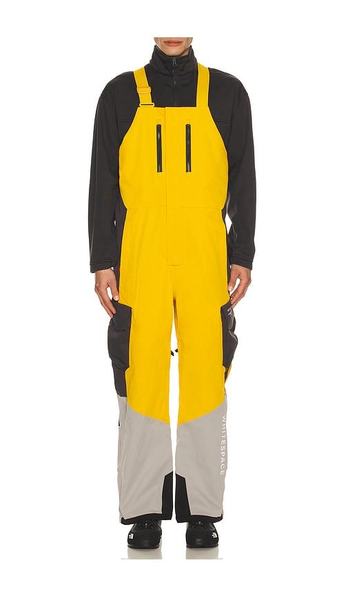 Whitespace 2L Insulated Cargo Bib Pant in Yellow,Black by WHITE:SPACE