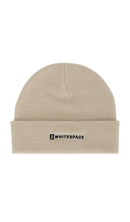 Whitespace Cashmere Knit Beanie in Neutral by WHITE:SPACE