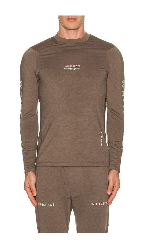 Whitespace Graphene Crew Neck T-Shirt in Grey by WHITE:SPACE
