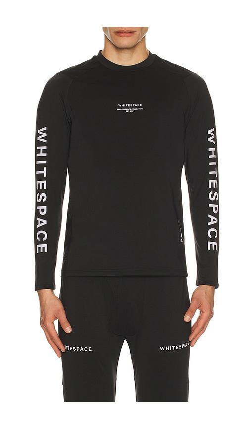 Whitespace Graphene Crew Neck in Black by WHITE:SPACE