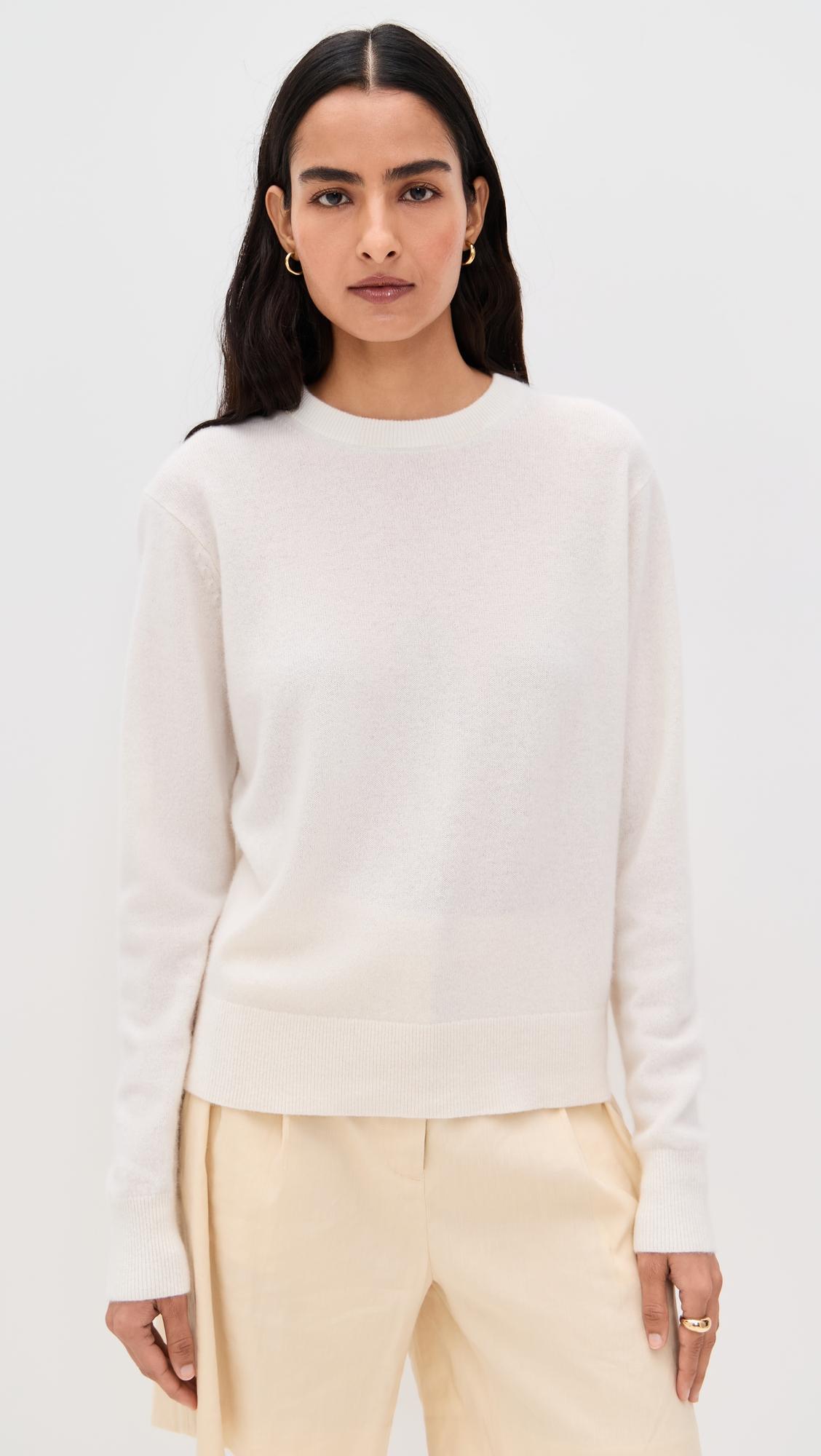 Cashmere Crew Pullover by WHITE & WARREN