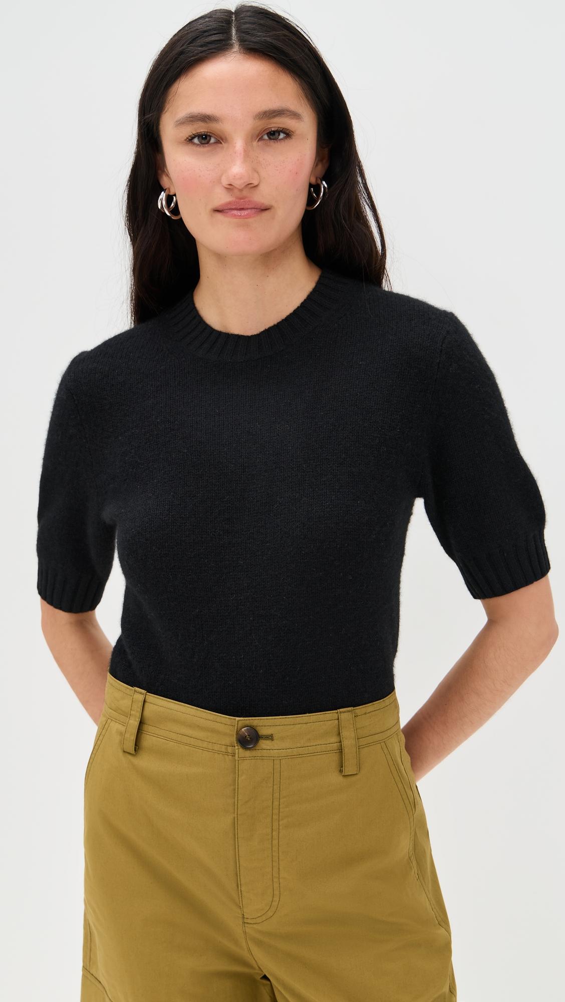 Cashmere T-Shirt Sweater by WHITE & WARREN