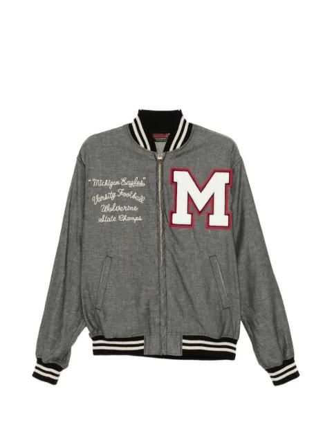 letter-patch bomber jacket by WHITESVILLE